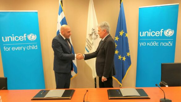 Σύμφωνο Συνεργασίας του ΔΠΘ με την UNICEF για τη δημιουργία Κέντρου για τα Δικαιώματα του Παιδιού