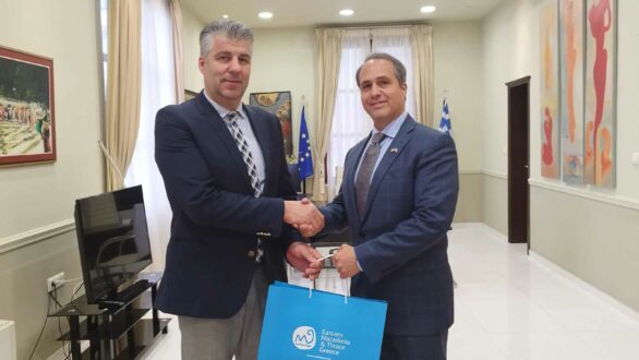 Συνάντηση του Περιφερειάρχη ΑΜΘ με τον Πρόξενο των ΗΠΑ στην Θεσσαλονίκη