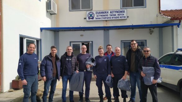 Δωρεά και παράδοση στολών στις Φέρες από την Συνδικαλιστική Ένωση Αστυνομικών Υπαλλήλων Αλεξ/πολης