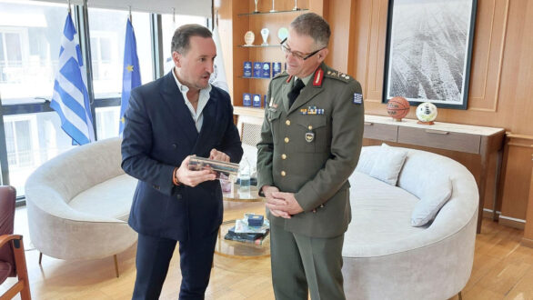 Εθιμοτυπική συνάντηση του Δημάρχου Αλεξανδρούπολης με τον νέο Διοικητή της ΧΙΙ Μεραρχίας Πεζικού 