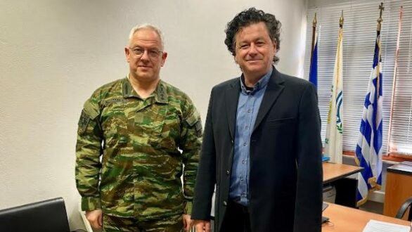 Συνάντηση του Δημάρχου Ορεστιάδας με τον νέο Διοικητή της 16ης Μεραρχίας Πεζικού Διδυμοτείχου