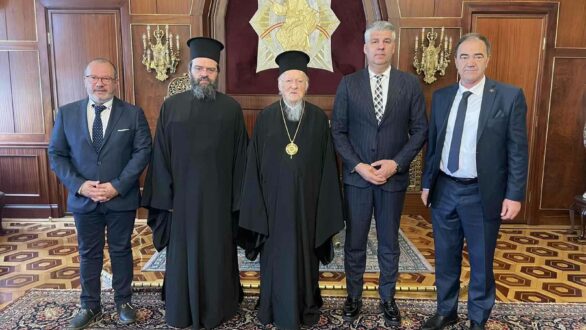 Συνάντηση Περιφερειάρχη ΑΜΘ με τον Οικουμενικό Πατριάρχη κ.κ. Βαρθολομαίο