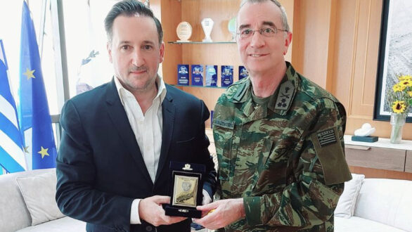 Συνάντηση του Δημάρχου Αλεξανδρούπολης με τον νέο Διοικητή Δ’ Σώματος Στρατού