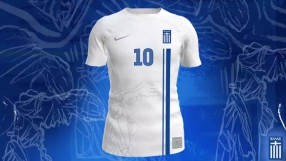 Με την Νίκη της Σαμοθράκης η νέα φανέλα της Εθνικής Ελλάδας 