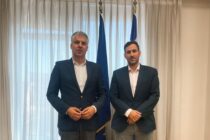 Τον Πρόεδρο της ΜΟΔ Α.Ε. υποδέχτηκε στο γραφείο του ο Περιφερειάρχης ΑΜΘ