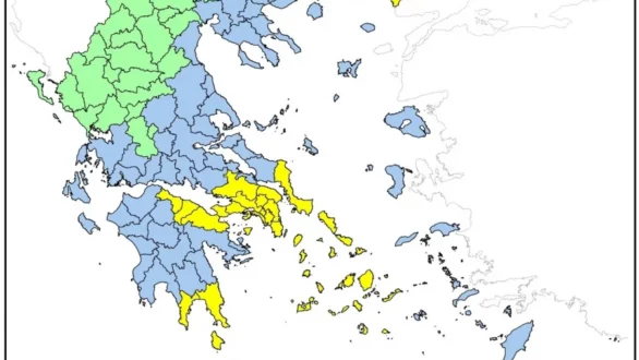 Υψηλός κίνδυνος πυρκαγιάς σήμερα για το νότιο Έβρο
