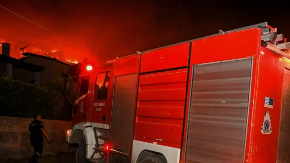 Μαίνεται η φωτιά στο Παγγαίο – “Από ανθρώπινο χέρι” καταγγέλλει ο Β. Κικίλιας