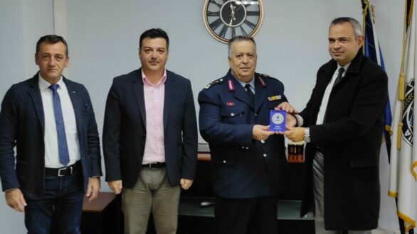 Συνάντηση της Ένωσης Αξιωματικών ΕΛ.ΑΣ. ΑΜΘ με τον Γ. Επιθεωρητή Αστυνομίας Β. Ελλάδος