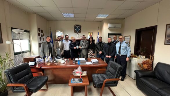 Συνάντηση της Ένωσης Αξιωματικών ΕΛ.ΑΣ. Α.Μ.Θ. με τον νέο Γενικό Περιφερειακό Αστυνομικό Διευθυντή ΑΜΘ