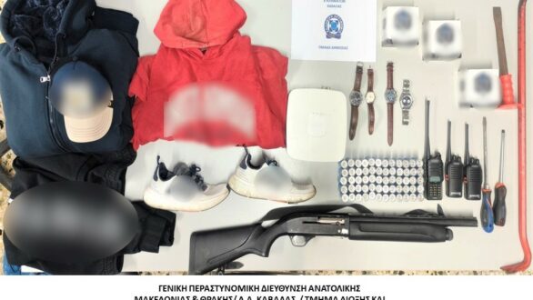 Σπείρα έκλεβε σπίτια από τον Έβρο μέχρι το Κιλκίς – Πάνω από 90.000 ευρώ η λεία