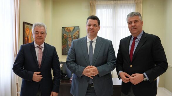 Η θετική και εντός χρονοδιαγράμματος εξέλιξη του «ΕΒΡΟΣ ΜΕΤΑ» στη συνάντηση του Περιφερειάρχη ΑΜΘ με τον Υφυπουργό παρά τω Πρωθυπουργώ