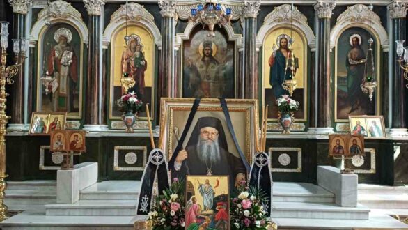 Τεσσαρακονθήμερο μνημόσυνο Μητροπολίτου κυρού Ανθίμου Δ. Ρούσσα