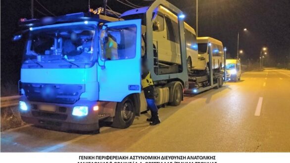 Τροχαία Ορεστιάδας: 6 φορτηγά με “πειραγμένους” ταχογράφους – 2.269 συνολικά οι σχετικές παραβάσεις