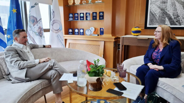 Συνάντηση με την Πρέσβη της Αυστραλίας στην Ελλάδα, Alison Duncan, πραγματοποίησε ο Δήμαρχος Αλεξανδρούπολης