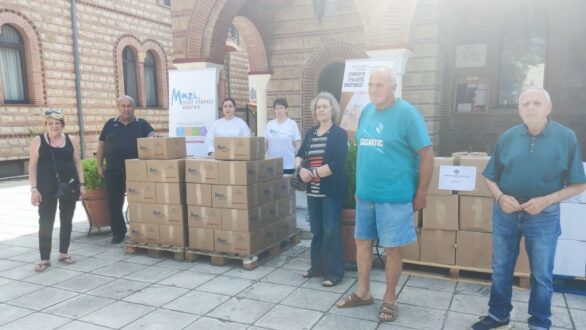 Διακόσια δέματα επισιτιστικής βοήθειας διενεμήθησαν από την Ιερά Μητρόπολη Διδυμοτείχου