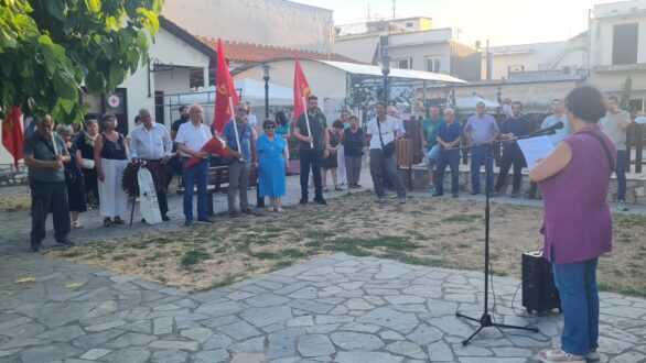 Με επιτυχία πραγματοποιήθηκε εκδήλωση τιμής και μνήμης για τους 8 εκτελεσμένους στο Σουφλί από τους Ναζί