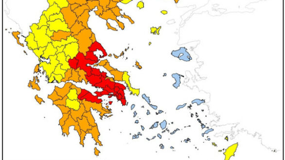 Πολύ υψηλός κίνδυνος πυρκαγιάς κατηγορίας 4 στον Έβρο αύριο Τετάρτη