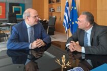 Συνάντηση Σ. Κελέτση με τον Αντιπρόεδρο της Κυβέρνησης Κ. Χατζηδάκη για τα νερά του Άρδα