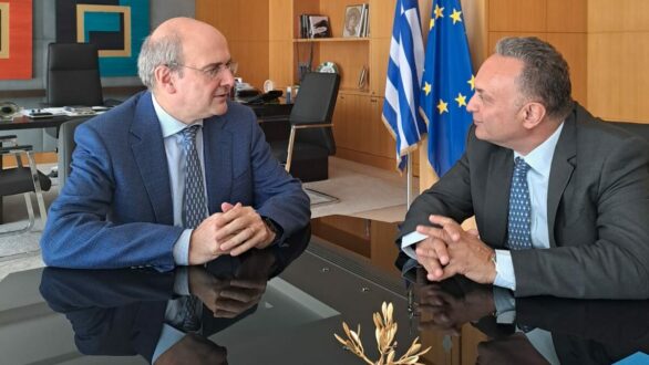 Συνάντηση Σ. Κελέτση με τον Αντιπρόεδρο της Κυβέρνησης Κ. Χατζηδάκη για τα νερά του Άρδα