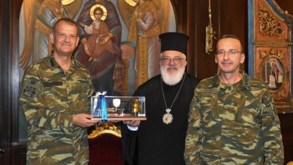 Ο Διοικητής του Δ΄ Σ.Σ. στο Διδυμότειχο