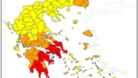 Πολύ υψηλός κίνδυνος πυρκαγιάς στον Έβρο το Σάββατο
