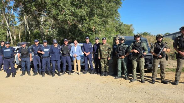 Τις Φέρες και τον φράχτη του Έβρου επισκέφθηκε ο Πρόεδρος της Βουλής Νικήτας Κακλαμάνης