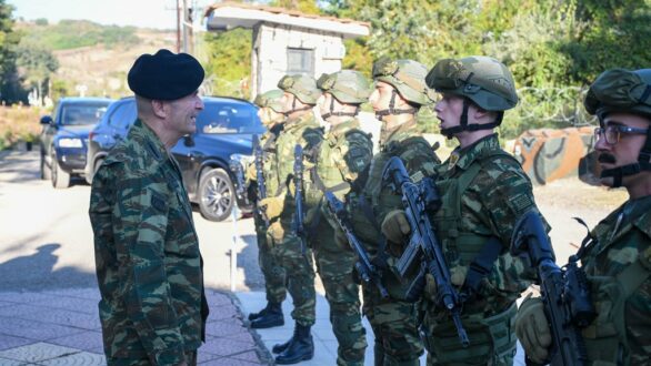 Τον Έβρο επισκέφθηκε ο Αρχηγός του ΓΕΣ