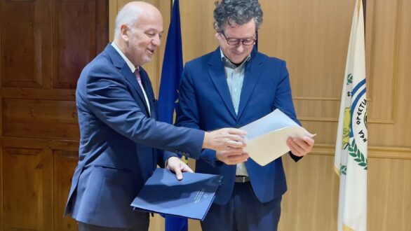 Τον κ. Γιώργο Φλωρίδη υποδέχθηκε στο Δημαρχείο ο Δήμαρχος Ορεστιάδας