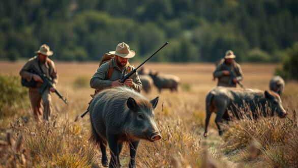 Οργανωμένο κυνήγι αγριογούρουνων από το Δασαρχείο Αλεξανδρούπολης