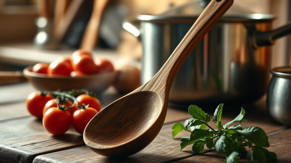 Ξύλινη κουτάλα: 10 λόγοι που την προτιμάμε στο μαγείρεμα