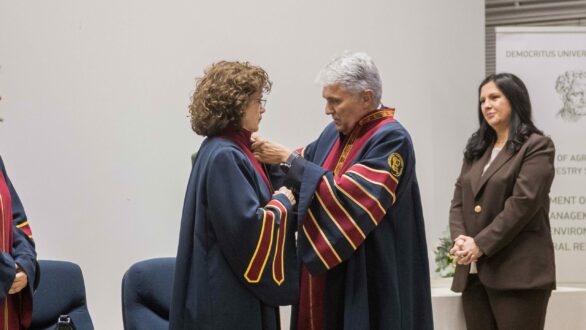 Επίτιμη Διδάκτορας του ΔΠΘ στην Ορεστιάδα η κα Λουκία Σαράντη
