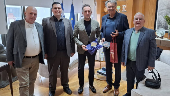 Συνάντηση του δημάρχου Αλεξανδρούπολης με τον Δήμαρχο του Kelsterbach της Φρανκφούρτης