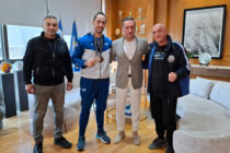 Τον αθλητή Γ. Δινάκη, παγκόσμιο πρωταθλητή Taekwon-Do, υποδέχτηκε ο Δήμαρχος Αλεξανδρούπολης