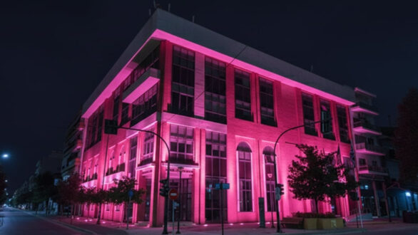 Ροζ θα φωτιστεί το δημαρχείο Αλεξανδρούπολης