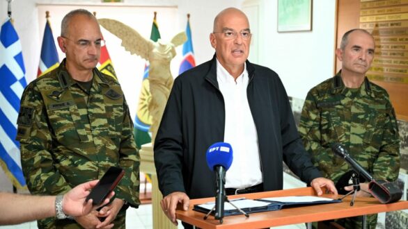 10 ημέρες “κόλαση πυρός” στον Έβρο – Παρών ο ΥΕΘΑ Νίκος Δένδιας