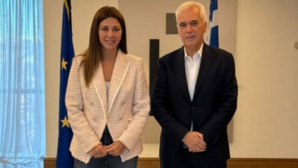 Συνάντηση Δημάρχου Σουφλίου με την Υπουργό Παιδείας κ. Σοφία Ζαχαράκη