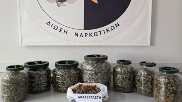 Σύλληψη άνδρα στην Καβάλα για κατοχή άνω των 2 κιλών ακατέργαστης κάνναβης