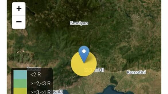 Δυνατός σεισμός στην Ξάνθη