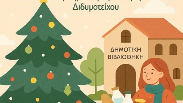 Χριστουγεννιάτικη δράση αλληλεγγύης στη δημοτική βιβλιοθήκη Διδυμοτείχου για τα Παιδικά Χωριά SOS