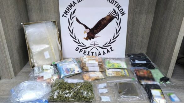 Κατασχέθηκαν 107 γραμμάρια κοκαΐνης και 202 γραμμάρια κάνναβης στην Ορεστιάδα