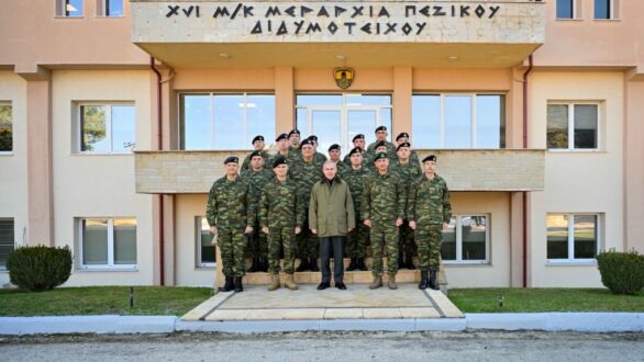 Μονάδες και Επιτηρητικά Φυλάκια στον Έβρο επισκέφθηκε ο Υφυπουργός Εθνικής Άμυνας Θανάσης Δαβάκης