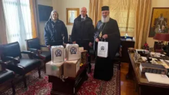 Εθελοντική συγκέντρωση ειδών από τις Αστυνομικές Υπηρεσίες ΑΜΘ ενόψει των εορτών