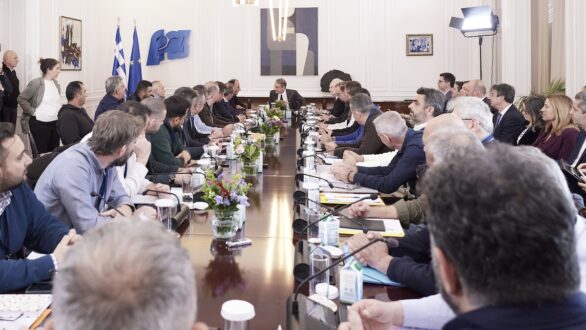 Ολοκληρώθηκε η μαραθώνια συνάντηση στο Μέγαρο Μαξίμου