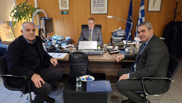 Συνάντηση στο Υπουργείο Υποδομών για την αποκατάσταση του δρόμου για την παραλία του Κήπου Σαμοθράκης