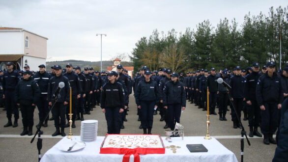 Κοπή Πρωτοχρονιάτικης Βασιλόπιτας στο Τμήμα Δοκίμων Αστυφυλάκων Διδυμοτείχου