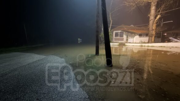 Καστανιές Ορεστιάδας: Ανεβαίνει απειλητικά ο Άρδας – Σε επιφυλακή κάτοικοι και αρχές