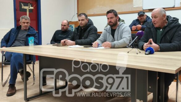 Ορεστιάδα: Ο αγώνας των αγροτών συνεχίζεται – Τι αποφασίστηκε στη γενική συνέλευση