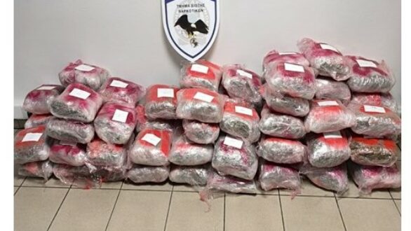 Αλεξανδρούπολη: Συνέλαβαν αλλοδαπό με πάνω από 60 κιλά κάνναβης